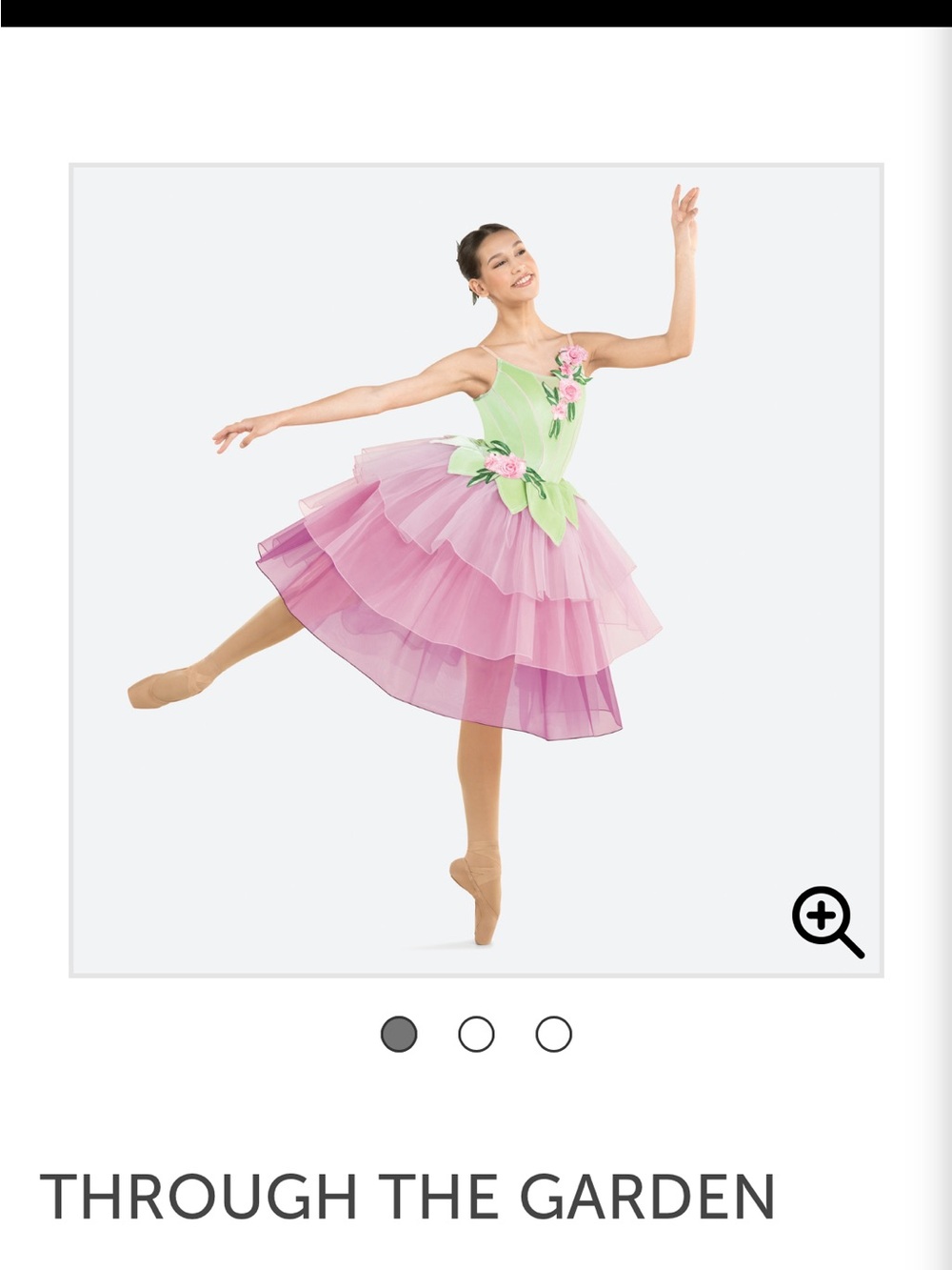 Revolution Pink and Green Layered Tutu Dance Costume